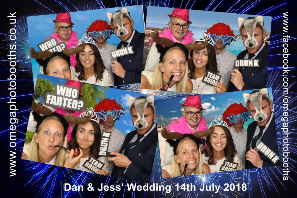 Dan & Jess' wedding | View more photos from the event at gallery.omegaphotobooths.co.uk/u/Omega-Photobooths/Dan-Jess-wedding
